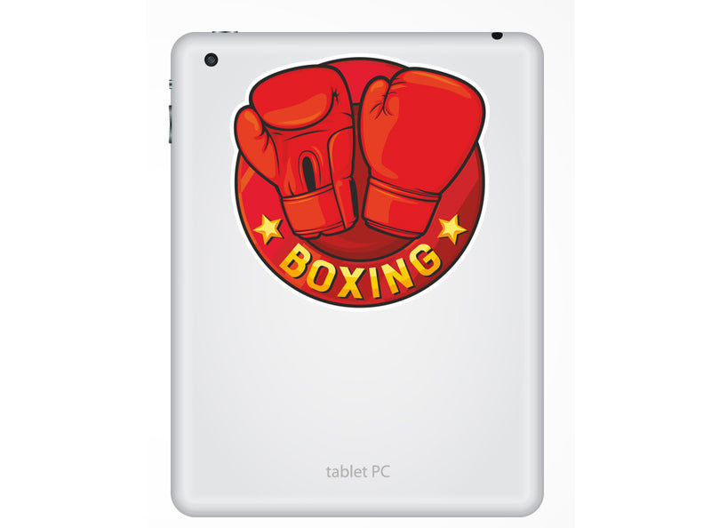 2 x Boxing Gloves Vinyl Stickers Sports