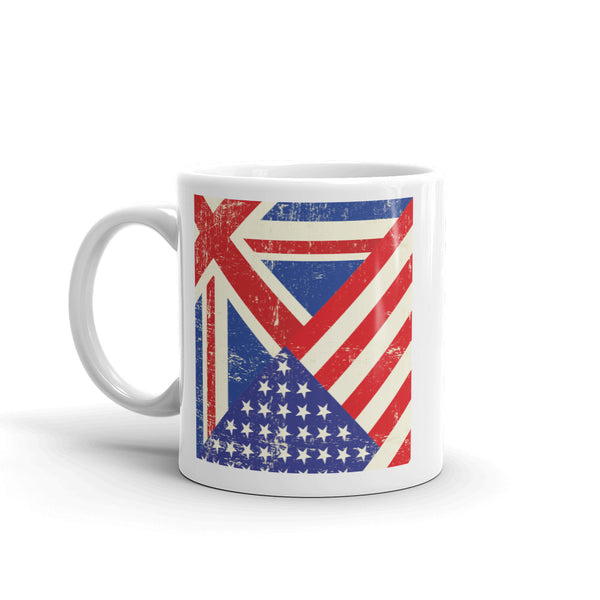 United States of America & United Kingdom Flag High Quality 10oz Coffee Tea Mug #7177