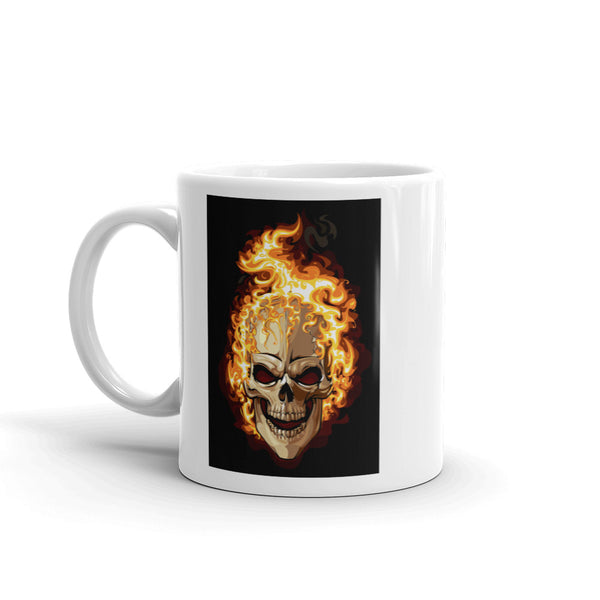 Flaming Skull High Quality 10oz Coffee Tea Mug #7179