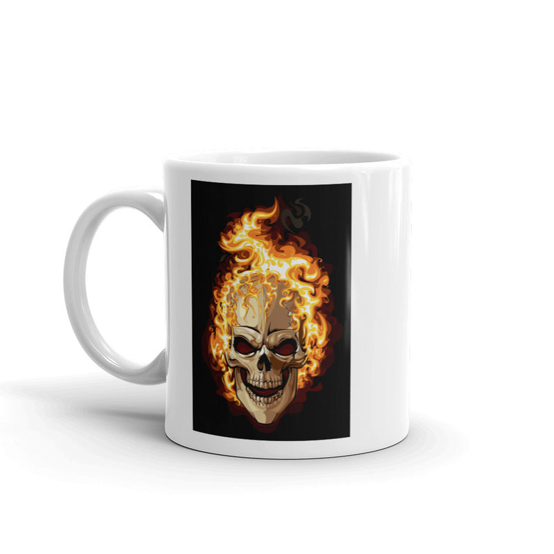 Flaming Skull High Quality 10oz Coffee Tea Mug