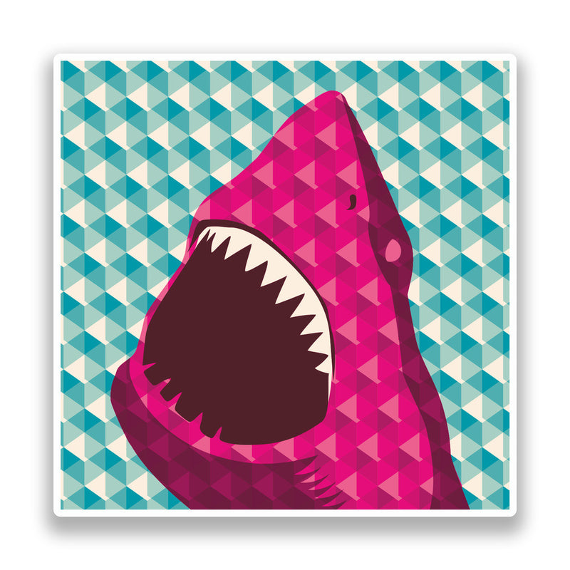 2 x Shark Vinyl Stickers