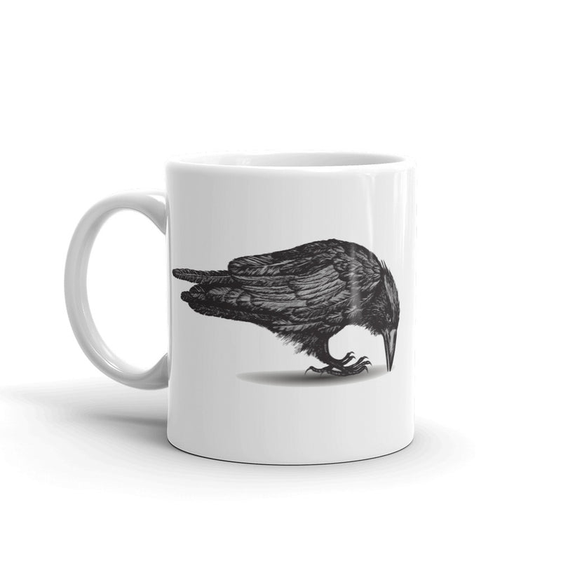 Crow Halloween Scary High Quality 10oz Coffee Tea Mug
