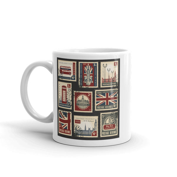United Kingdom Postage Stamps High Quality 10oz Coffee Tea Mug #7255