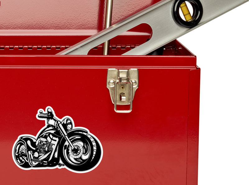 2 x Motorbike Vinyl Stickers Bikers Travel Luggage