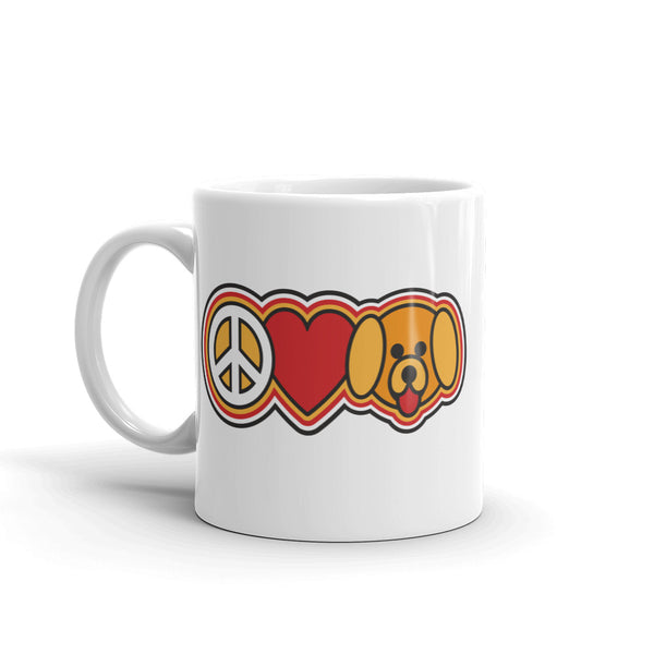 Peace Love Dogs High Quality 10oz Coffee Tea Mug #7346