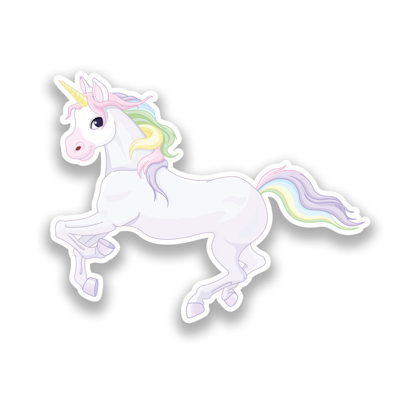 2 x Unicorn Vinyl Stickers Fairy tail Decoration