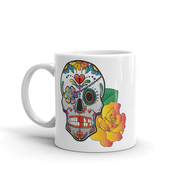 Sugar Skull Mexico Festival Day of the Dead High Quality 10oz Coffee Tea Mug #7383