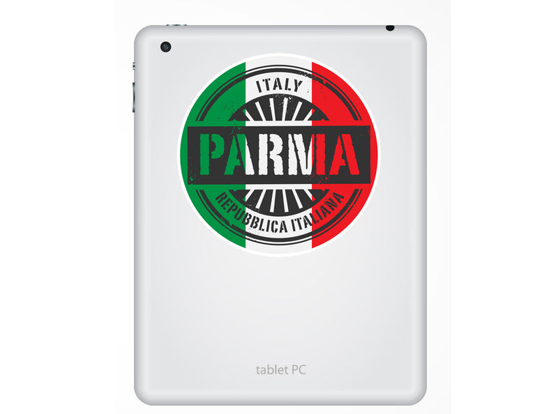 2 x Italy Parma Vinyl Stickers Travel Luggage