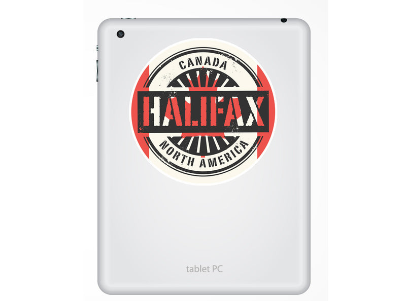 2 x Canada Halifax Vinyl Stickers Travel Luggage