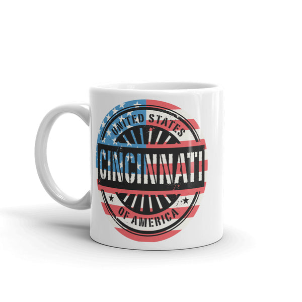 United States of America Cincinnati High Quality 10oz Coffee Tea Mug #7393