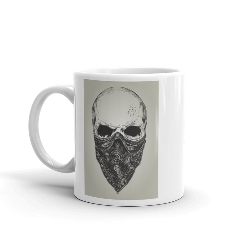 Skull with Bandana Scary High Quality 10oz Coffee Tea Mug