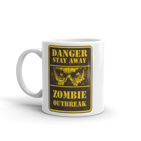 Danger Zombie Outbreak High Quality 10oz Coffee Tea Mug #7421