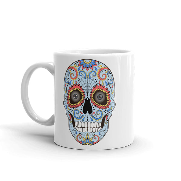 Sugar Skull with Eyes Mexico Festival Day of the High Quality 10oz Coffee Tea Mug #7429