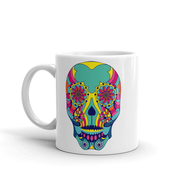 Sugar Skull Mexico Festival Day of the High Quality 10oz Coffee Tea Mug #7434