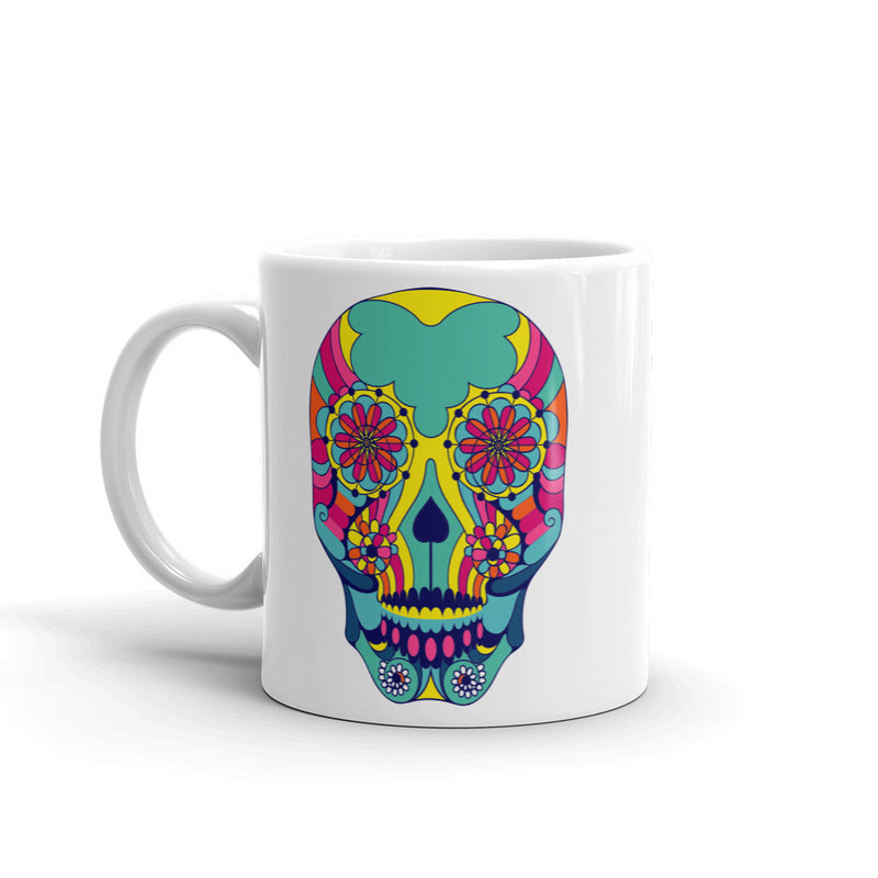 Sugar Skull Mexico Festival Day of the High Quality 10oz Coffee Tea Mug
