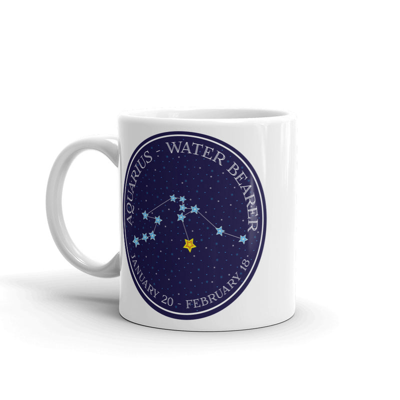 Aquarius - Water Horoscope High Quality 10oz Coffee Tea Mug