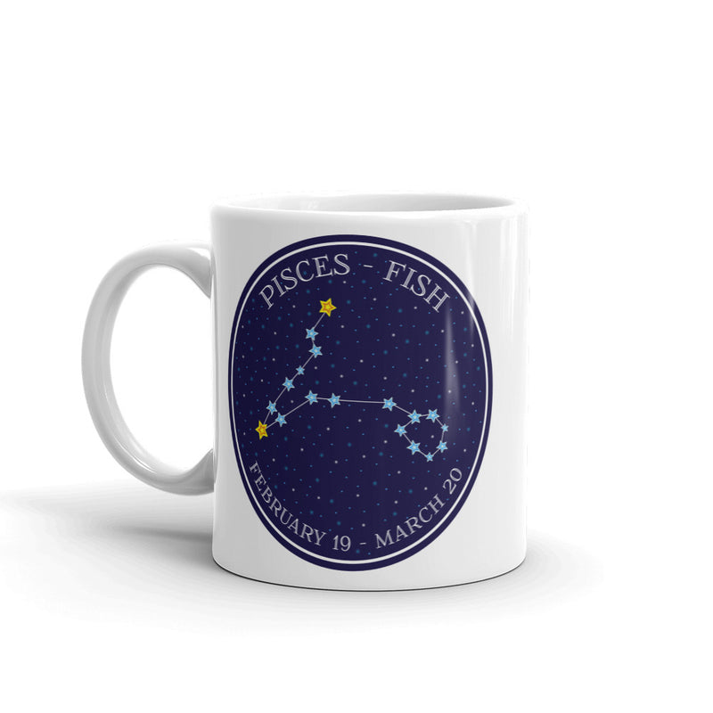 Pisces - Fish Horoscope High Quality 10oz Coffee Tea Mug