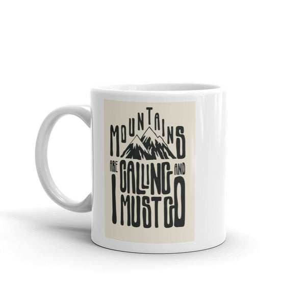 The Mountains Are Calling Hiking Ski High Quality 10oz Coffee Tea Mug #7508