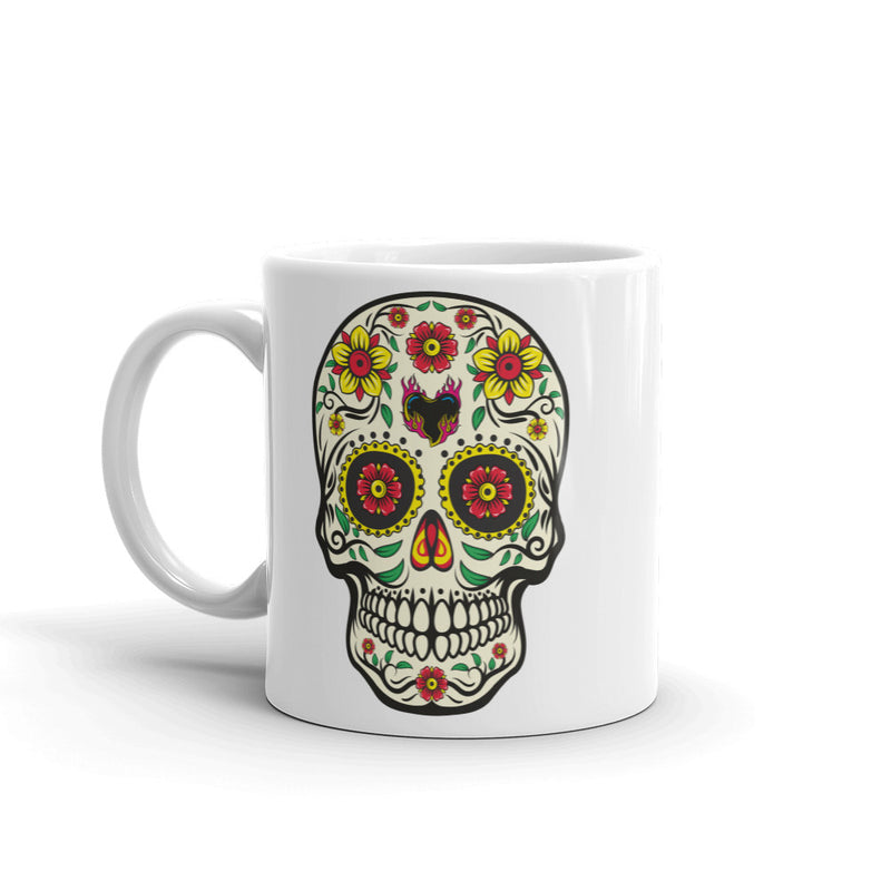 Sugar Skull Scary Horror Halloween High Quality 10oz Coffee Tea Mug