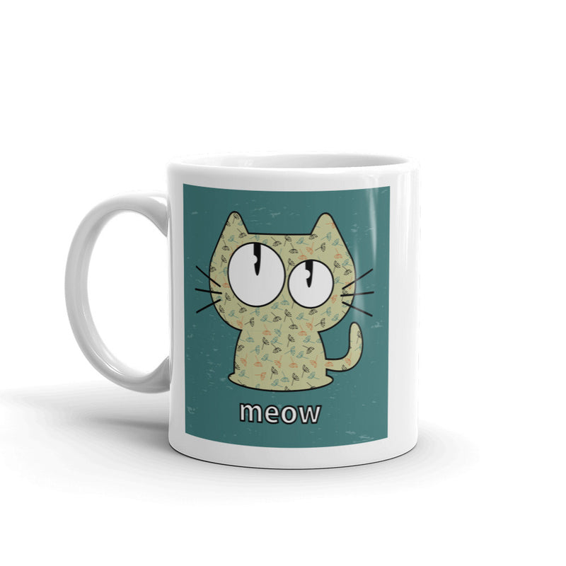 Meow Funny Cat High Quality 10oz Coffee Tea Mug
