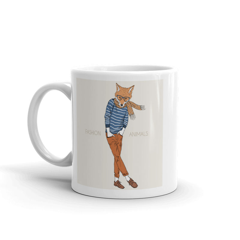 Cool Hipster Fashion Fox High Quality 10oz Coffee Tea Mug
