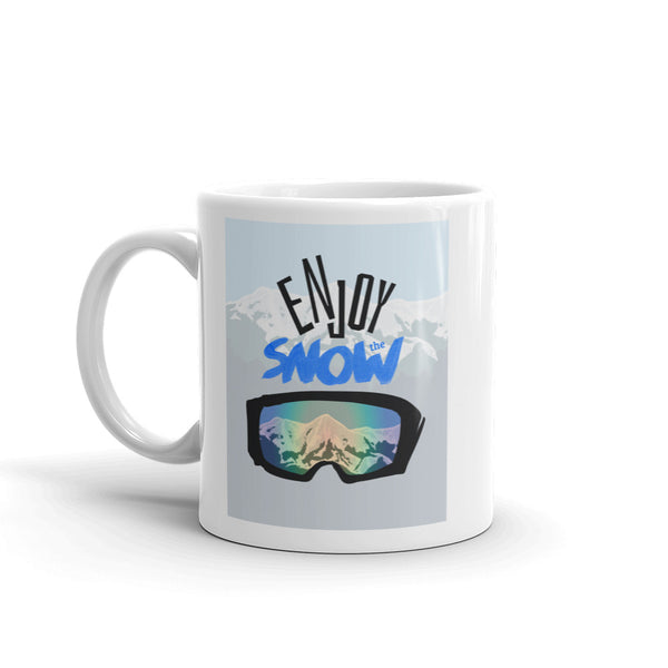 Enjoy The Snow Hiking Ski High Quality 10oz Coffee Tea Mug #7538