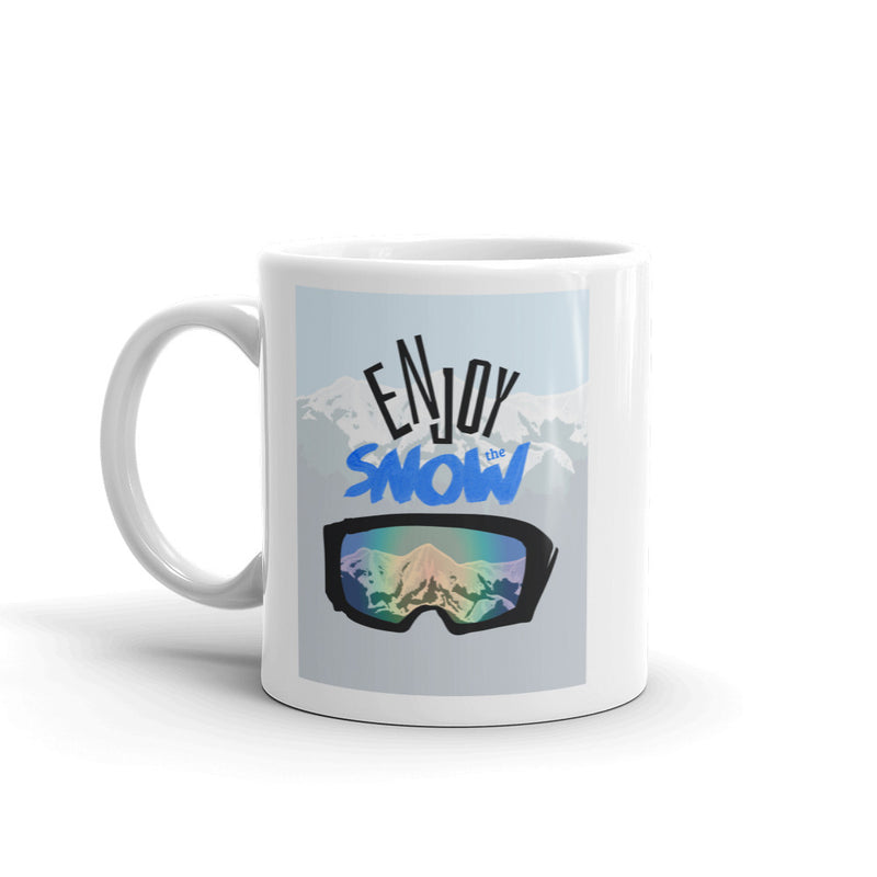 Enjoy The Snow Hiking Ski High Quality 10oz Coffee Tea Mug