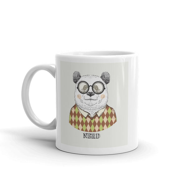 Cool Nerdy Bear High Quality 10oz Coffee Tea Mug #7582