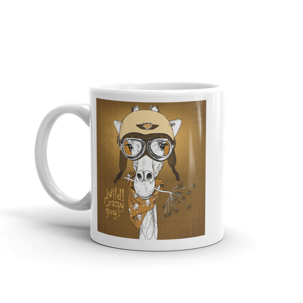 Wild Crazy Guy Giraffe High Quality 10oz Coffee Tea Mug #7584