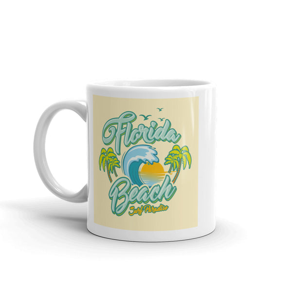Florida Beach Surf Paradise High Quality 10oz Coffee Tea Mug #7614