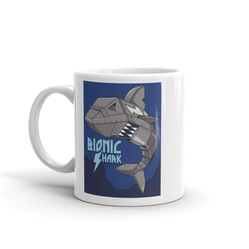 Bionic Shark Funny High Quality 10oz Coffee Tea Mug
