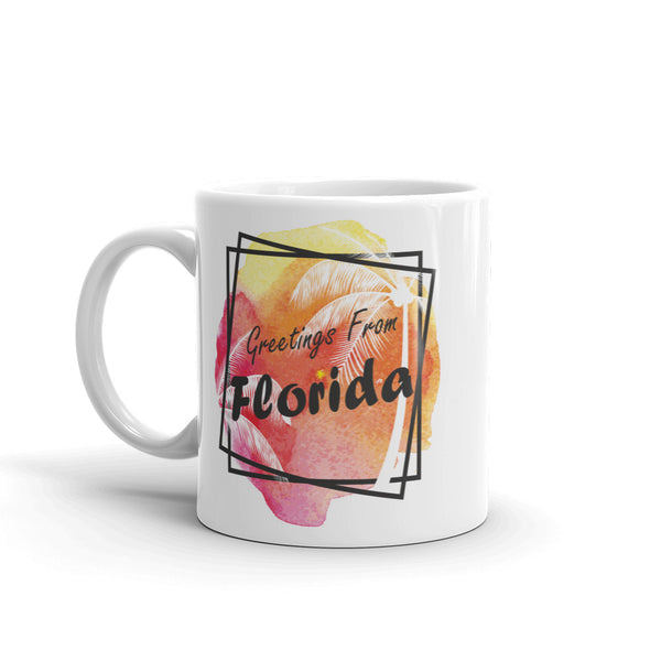 Greetings From Florida High Quality 10oz Coffee Tea Mug #7674