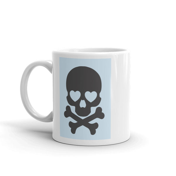 Cute Blue Skull Scary Horror Halloween High Quality 10oz Coffee Tea Mug #7678
