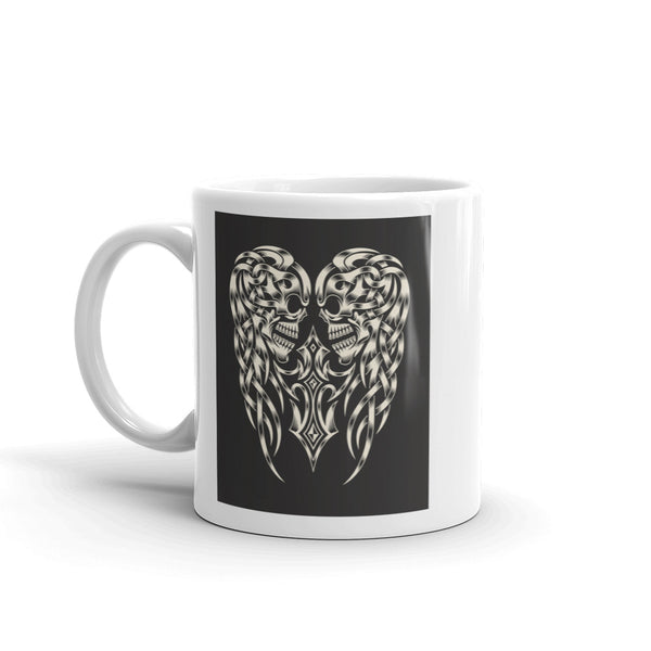 Skull Wings Scary Horror Halloween High Quality 10oz Coffee Tea Mug #7679