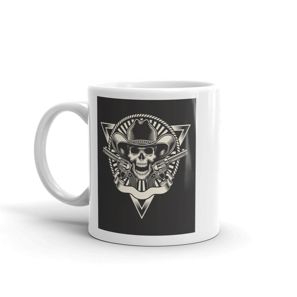 Skull And Guns Scary Horror Halloween High Quality 10oz Coffee Tea Mug #7681