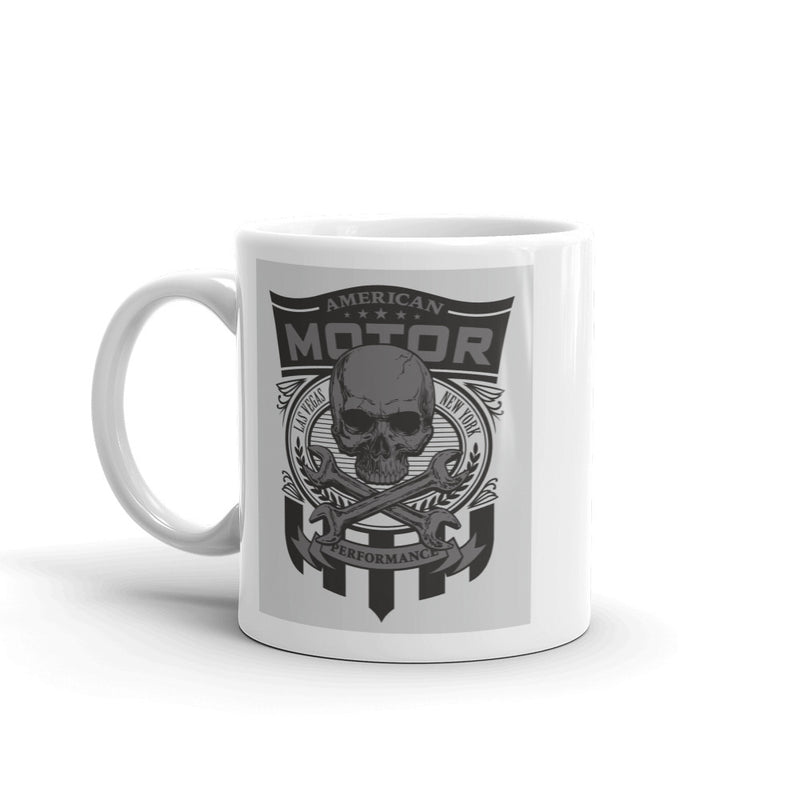 American Motor Skull Scary High Quality 10oz Coffee Tea Mug