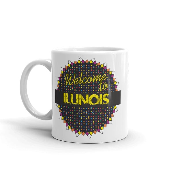 Welcome To Illinois High Quality 10oz Coffee Tea Mug #7709