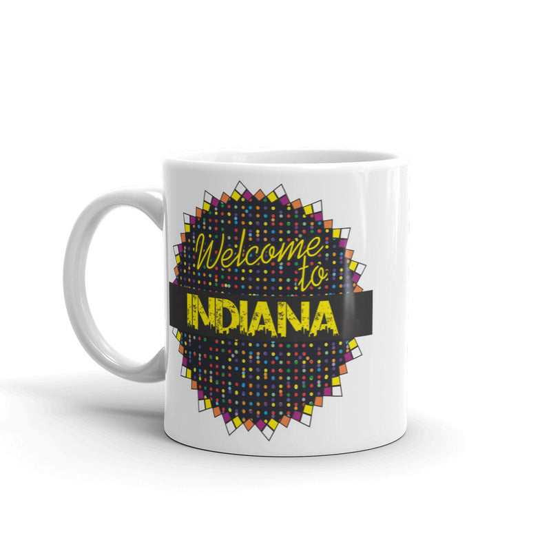 Welcome To Indiana High Quality 10oz Coffee Tea Mug