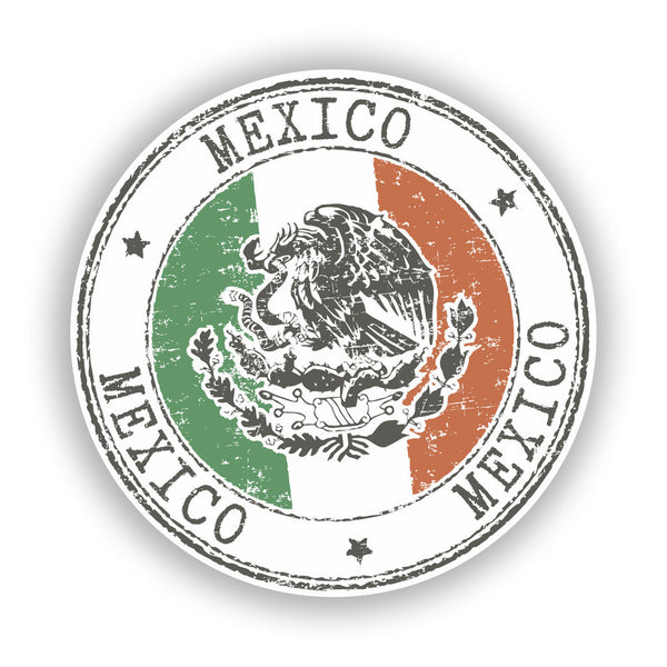2 x Mexico Vinyl Stickers Travel Luggage #7758