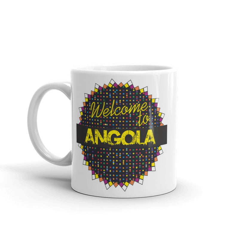 Welcome To Angola High Quality 10oz Coffee Tea Mug