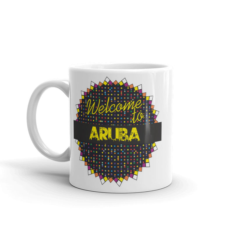 Welcome To Aruba High Quality 10oz Coffee Tea Mug