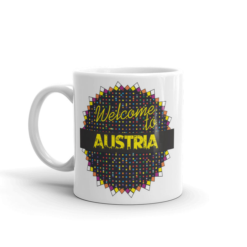 Welcome To Austria High Quality 10oz Coffee Tea Mug