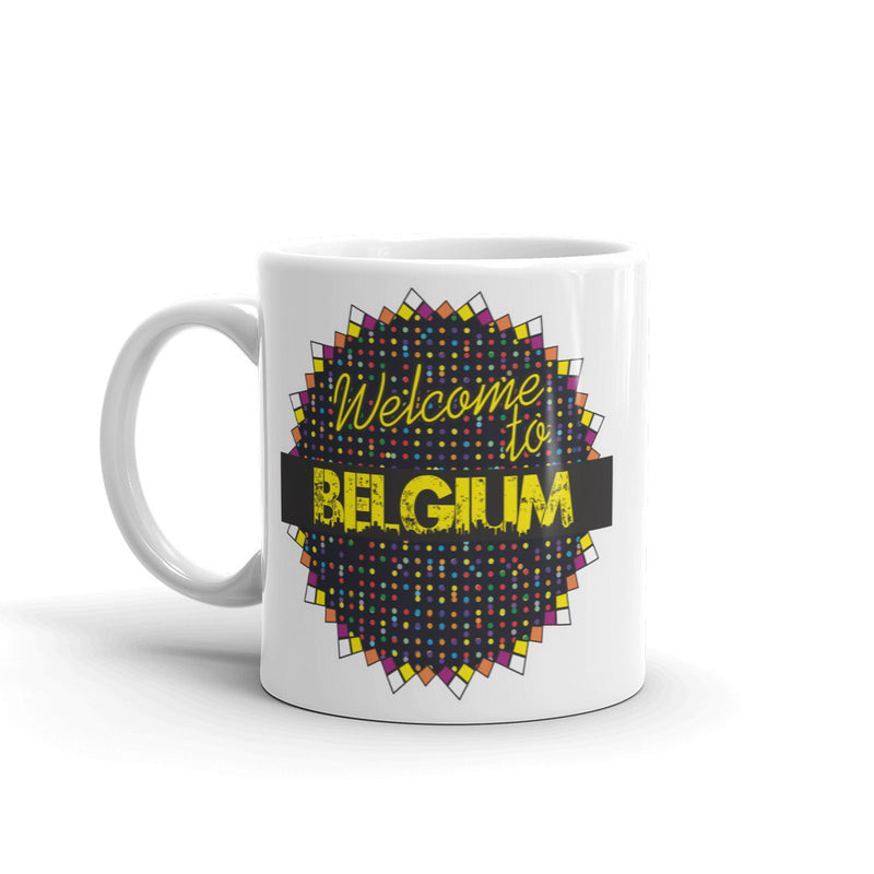 Welcome To Belgium High Quality 10oz Coffee Tea Mug