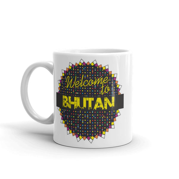 Welcome To Bhutan High Quality 10oz Coffee Tea Mug #7794