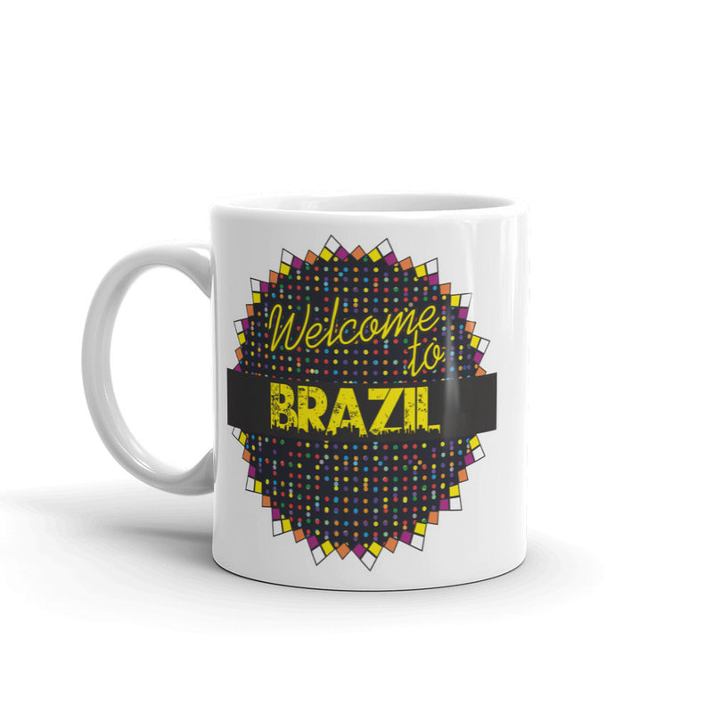 Welcome To Brazil High Quality 10oz Coffee Tea Mug
