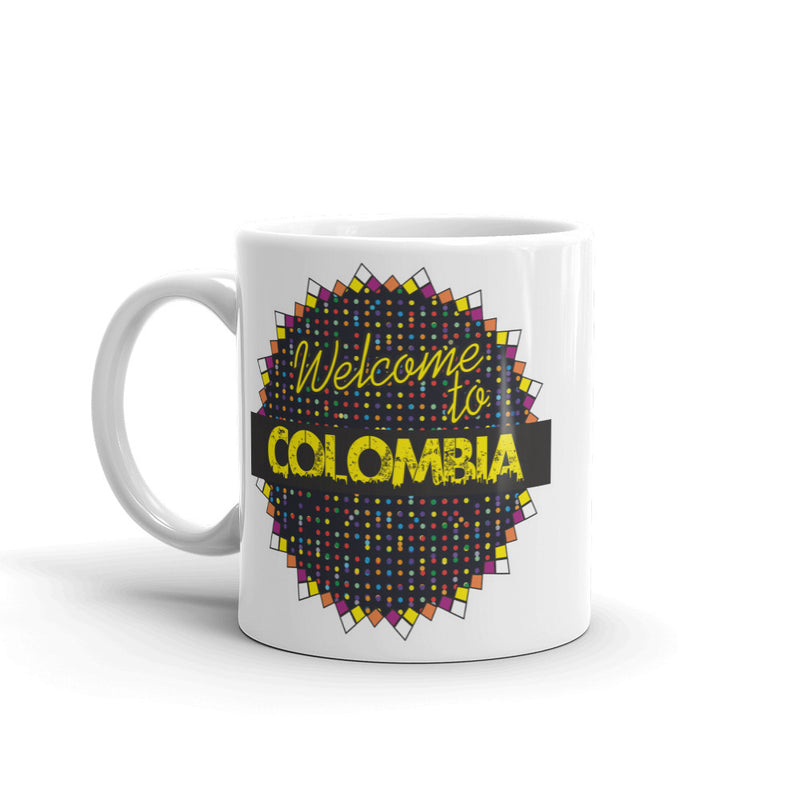 Welcome To Colombia High Quality 10oz Coffee Tea Mug
