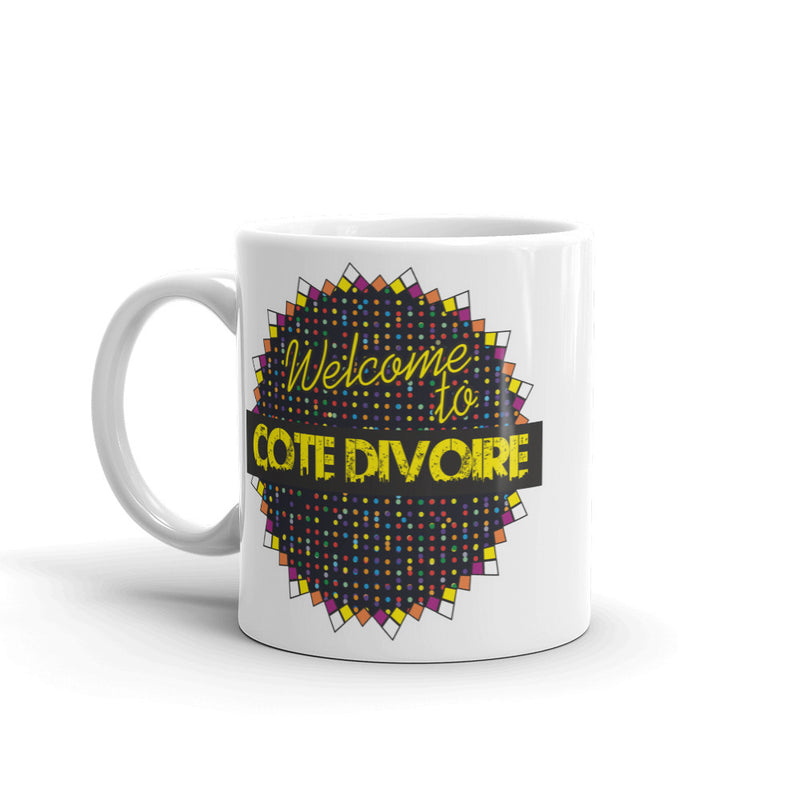 Welcome To Cote Divoire High Quality 10oz Coffee Tea Mug