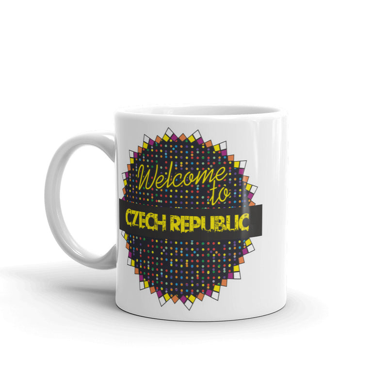 Welcome To Czech Republic High Quality 10oz Coffee Tea Mug