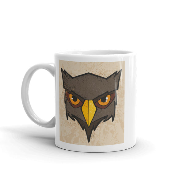 Distressed Owl High Quality 10oz Coffee Tea Mug #7859
