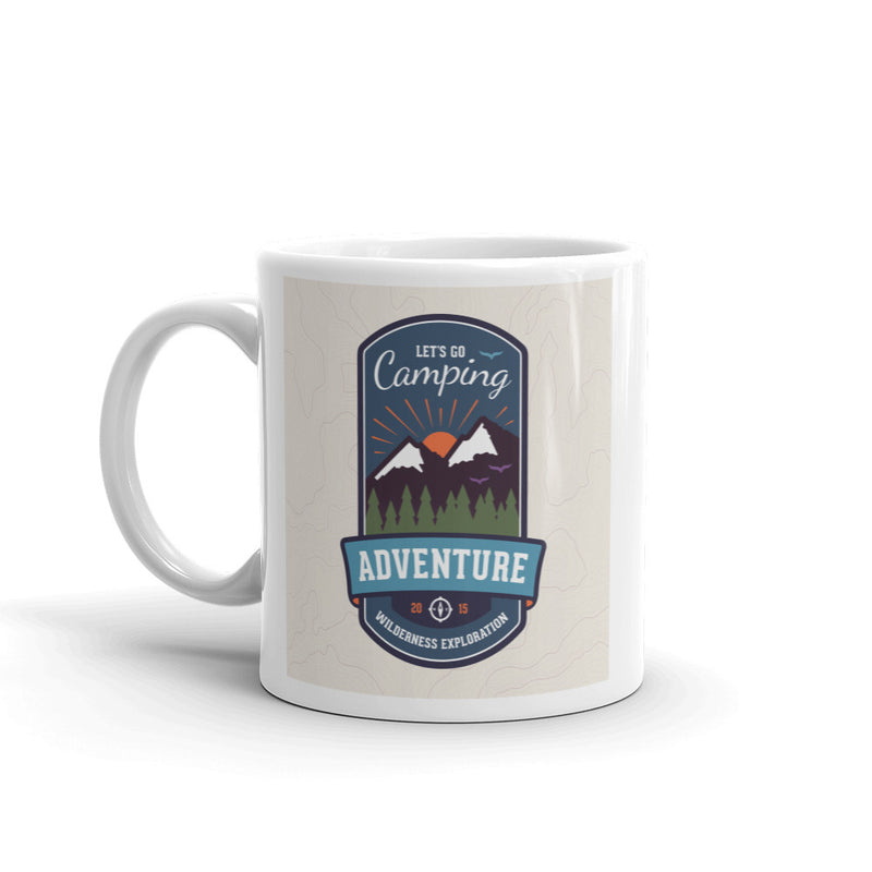 Lets Go Camping High Quality 10oz Coffee Tea Mug
